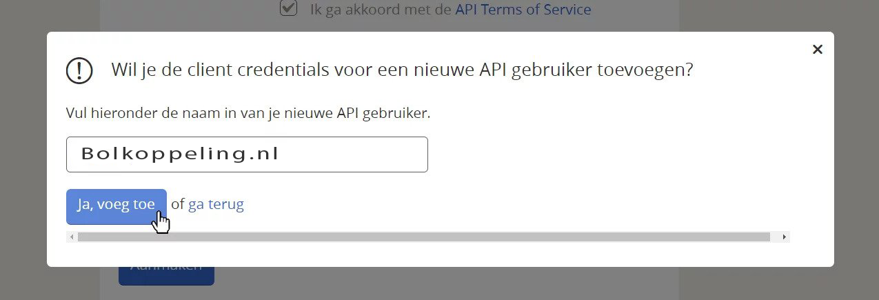 bolkoppeling.nl blog api keys aanmaken bol.com 5
